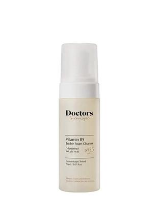 Пінка-мус для вмивання з д-пантенолом doctors vitamin b5 bubble foam cleanser, 150 мл