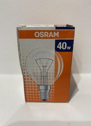 Osram шар p45 40 w e14 прозора лампа розжарювання