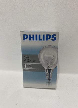 Philips e14 p45 40 w лампа розжарювання1 фото