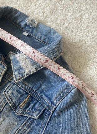 Джинсовый пиджак, детская джинсовка6 фото