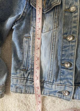 Джинсовый пиджак, детская джинсовка4 фото