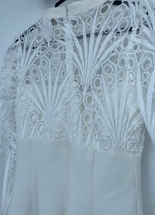 Айворі сукня з мереживом5 фото