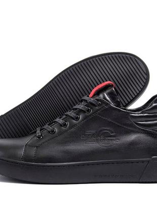 Чоловічі зимові шкіряні черевики /кеди/ кросівки