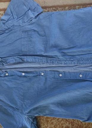 Сорочка джинсова2 фото