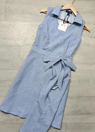 Голуба сукня