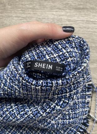 Стильное твидовое платье сарафан на рубашку shein 38/m