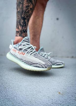 Мужские кроссовки adidas yeezy boost 350 v2 "blue tint"#адидас2 фото