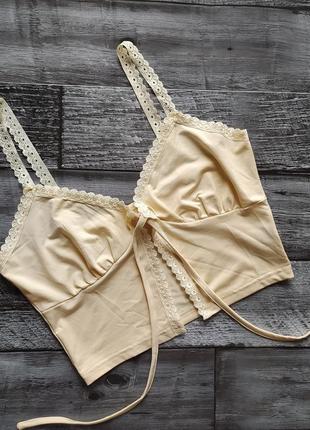 👙 топ бюстгальтер на запах маечка shein s