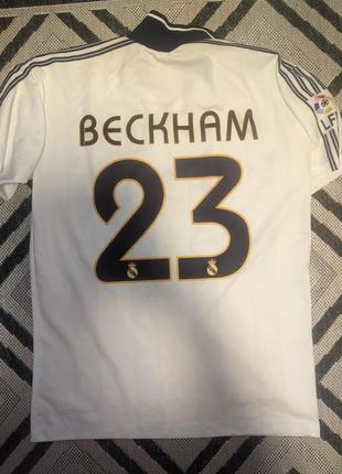 Футболка футбольная real madrid spain beckham 234 фото