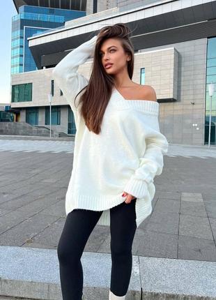 Свитер - туника в стиле oversize dch-16