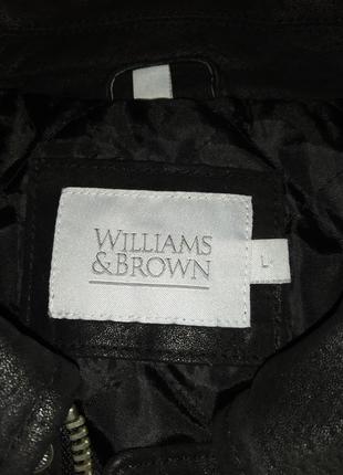 Куртка кожаная williams&brown2 фото