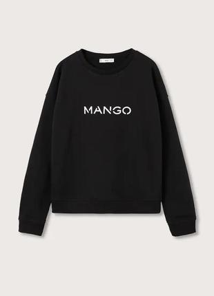 Світшот з лого mango3 фото