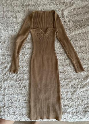Трикотажное платье cher17 zara stradivarius