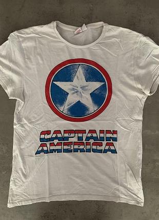 Футболка marvel captain america