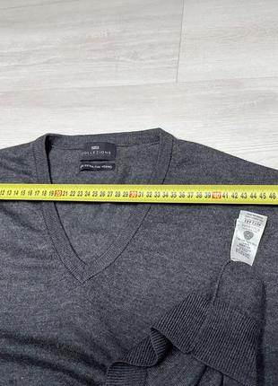 Premium merino wool marks &amp;spencer collectione мужской шерстяной свитер джемпер4 фото