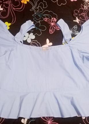Блуза топ голубий asos2 фото