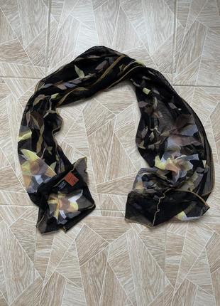 Шаль платок шарф rare italy designer missoni net nylon scarf gucci burberry dior fendi lv