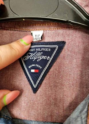 Наша джинсова сорочка tommy hilfiger 9-10 років 140 см8 фото