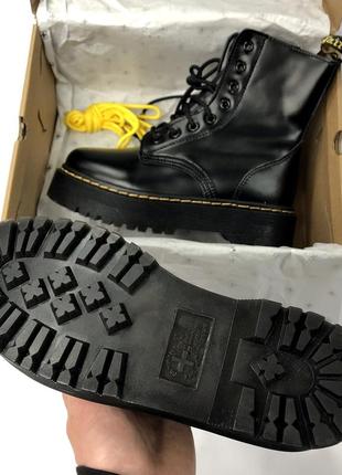 Шикарные женские ботинки dr martens jadon на платформе /осень/зима/весна😍8 фото