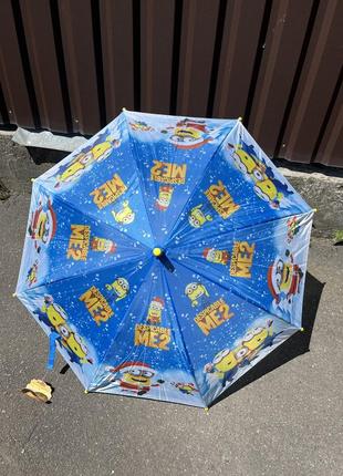 Зонтик трость для мальчика детский зонт трость6 фото