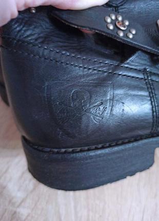 Стильные фирменные кожаные ботинки ботинки6 фото