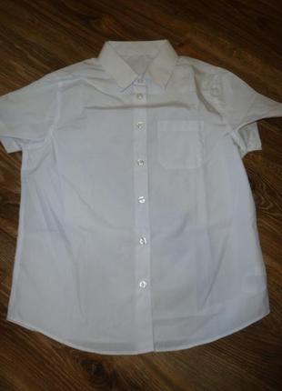 Нова біла блузка н 10-11 років f&f на дівчинку