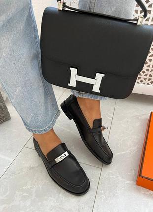 Жіночі лофери в стилі  hermes,ермес