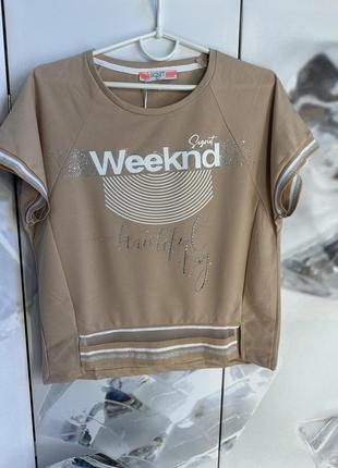 Женская футболка туречка signet s m l xl