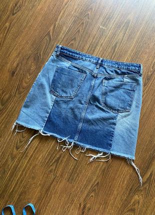 Джинсовая мини юбка юбка5 фото