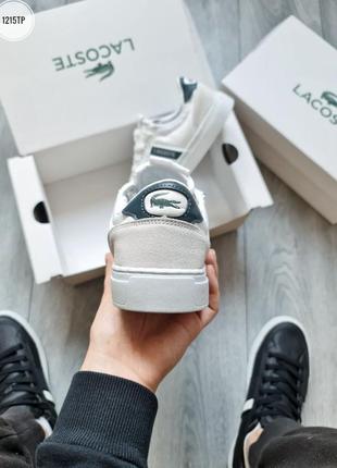 Новинка ▪︎ шкіряні, чоловічі кеди lacoste6 фото