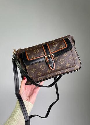 👜 louis vuitton diane brown/black 8