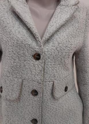 Красивое фирменное деисезонное пальто шерсть9 фото