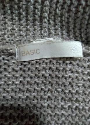 Кардиган удлиненный вязаный h&m basic8 фото