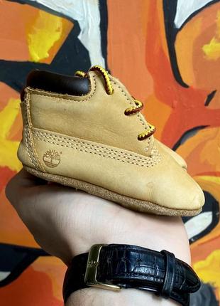 Timberland балетки 16 размер для младенцев кожаные коричневые оригинал