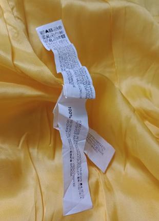 Zara woman оригинал spain юбка с карманами брендовая лимонного  🍋 цвета4 фото