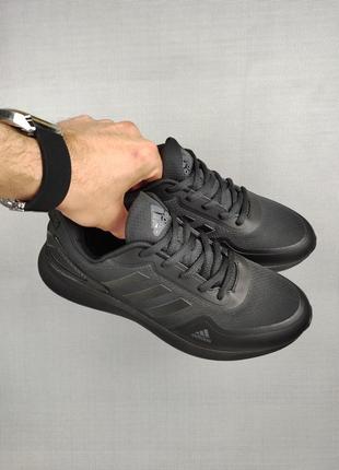 Adidas glide all black5 фото