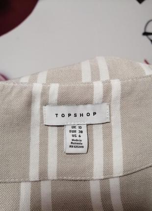 Модная маечка на пуговках topshop, размер 10/38 или м8 фото