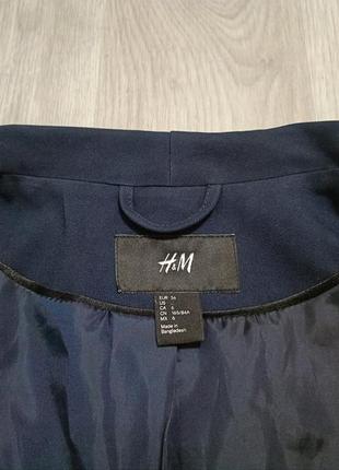 Синий пиджак h&amp;m4 фото