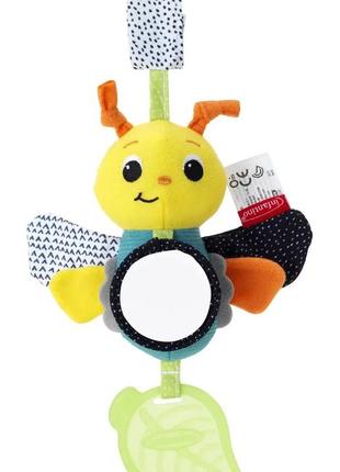 Infantino іграшка м'яка навісна з прорізувачем "метелик", 005060i3 фото