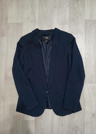 Синий пиджак h&amp;m