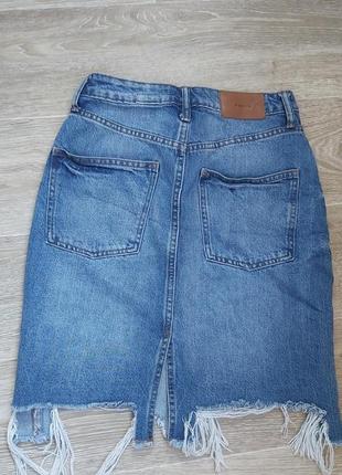 Джинсова юбка