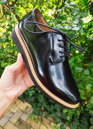 40 разм. туфлі selected genuine leather. кожа