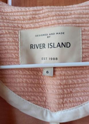 Женский розовый кардиган river island, жакет, накидка, кофта с поясом и карманами.3 фото