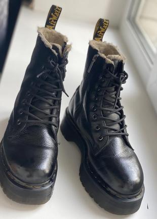 Dr. martens - кожаные ботинки jadon fl9 фото