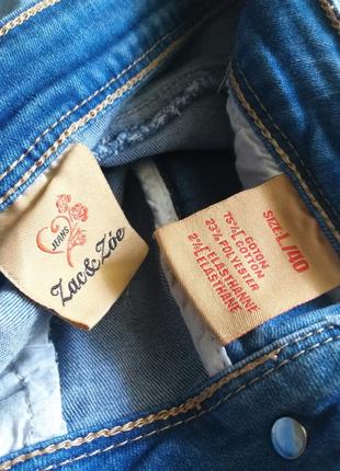Джинсова спідниця з вишивкою zac & zoe jeans ✅1+1=38 фото