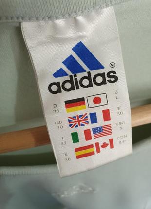Футболка топ в обтяжку adidas винтаж с лого в пастельных цветах bbl y2k baby tee4 фото