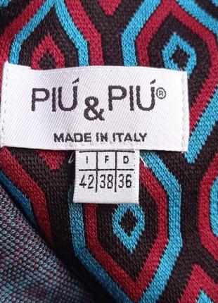 Piu &amp; piu брендовый винтажный жакет на одну пуговицу piu &amp; piu,p.it.42, итальялия3 фото