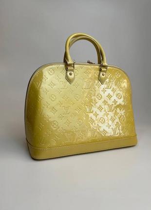 Велика сумка louis vuitton, лакова шкіра