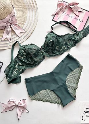 Комплект victoria’s secret набір набор білизна вікторія сікрет белье виктория сикрет бра бюст ліфчик бюстгальтер