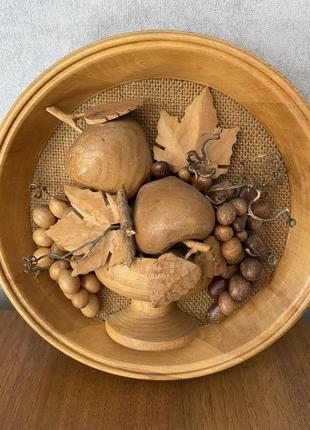 Декор из фруктов ручной работы натуральное дерево